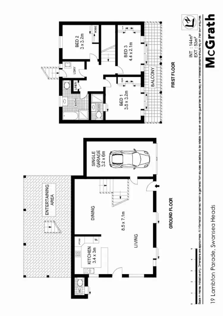 Floorplan of Homely house listing, 19 Lambton Parade, Swansea Heads NSW 2281