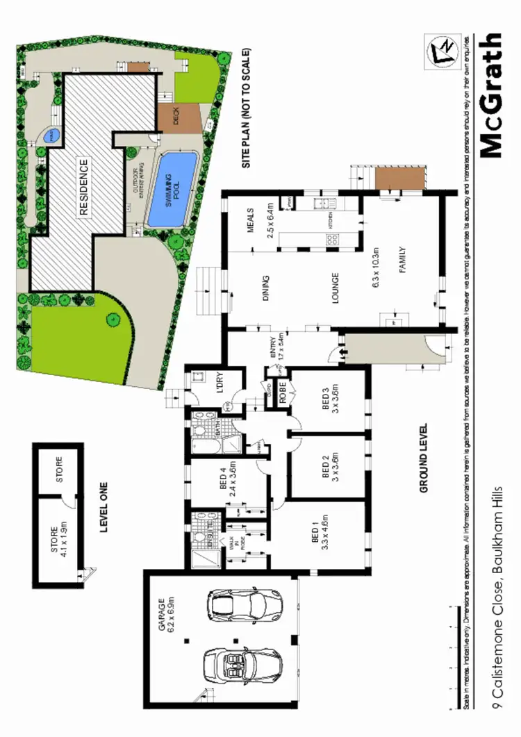 Floorplan of Homely house listing, 9 Callistemon Close, Baulkham Hills NSW 2153