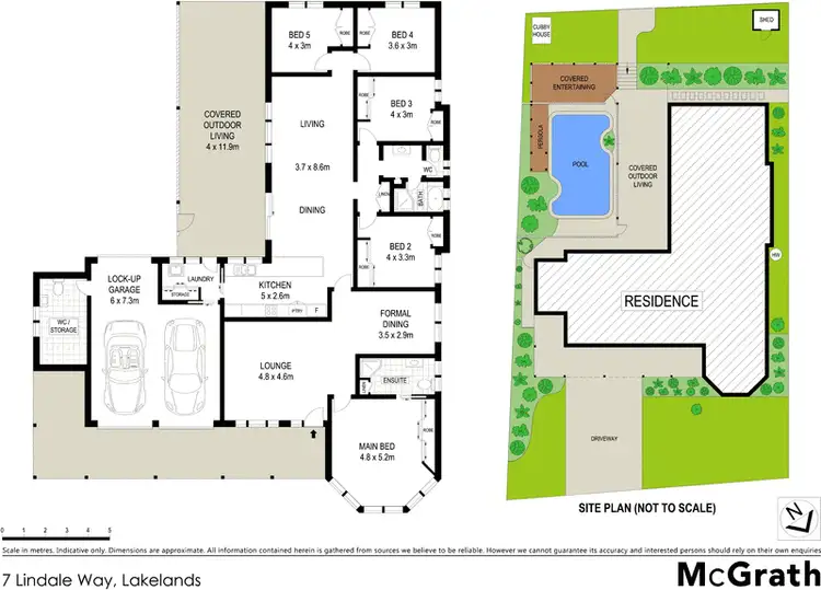 Floorplan of Homely house listing, 7 Lindale Way, Lakelands NSW 2282