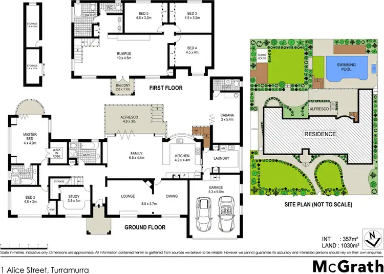 Floorplan of Homely house listing, 1 Alice Street, Turramurra NSW 2074