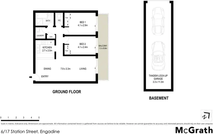 Floorplan of Homely apartment listing, 6/17 Station Street, Engadine NSW 2233