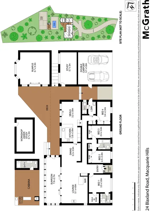 Floorplan of Homely house listing, 24 Blaxland Road, Macquarie Hills NSW 2285