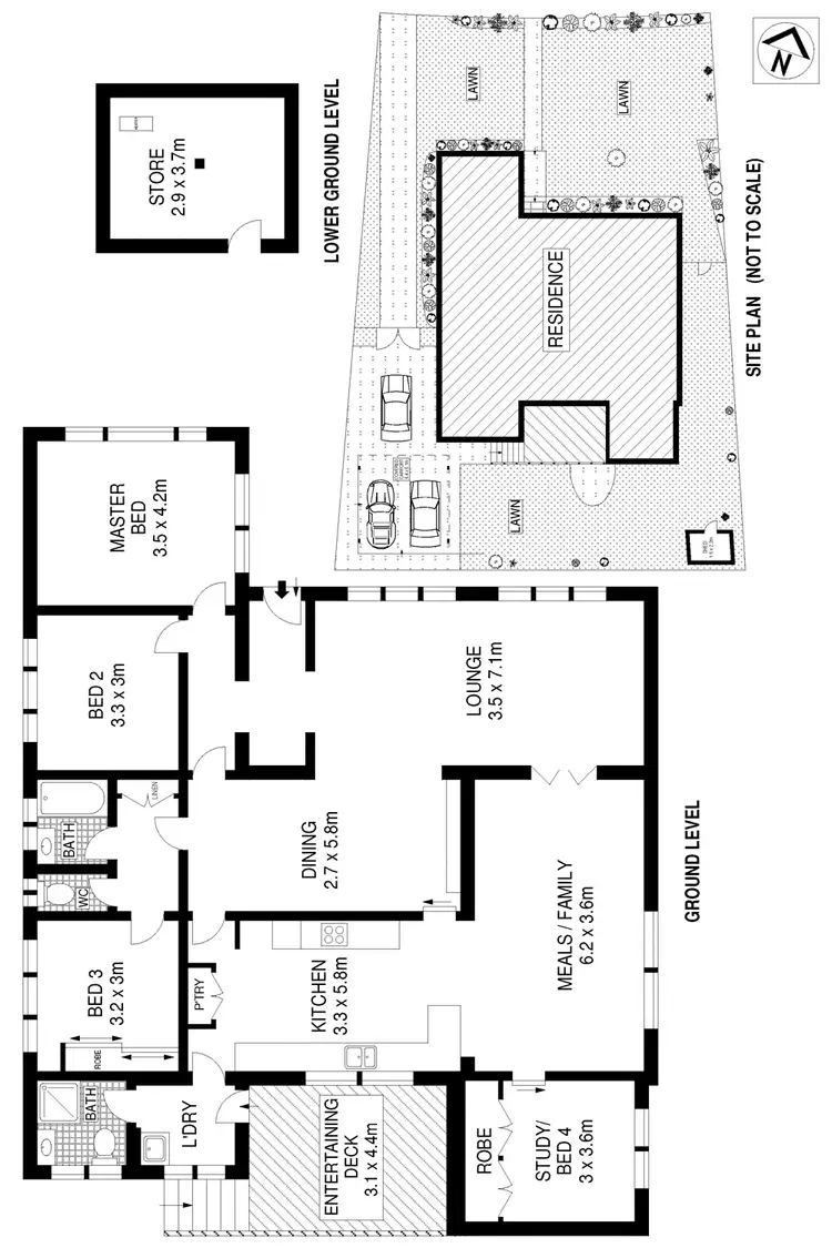 Floorplan of Homely house listing, 10 Salter Crescent, Denistone East NSW 2112