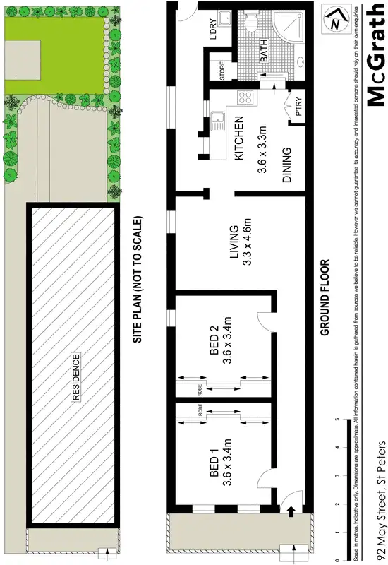 Floorplan of Homely house listing, 92 May Street, St Peters NSW 2044