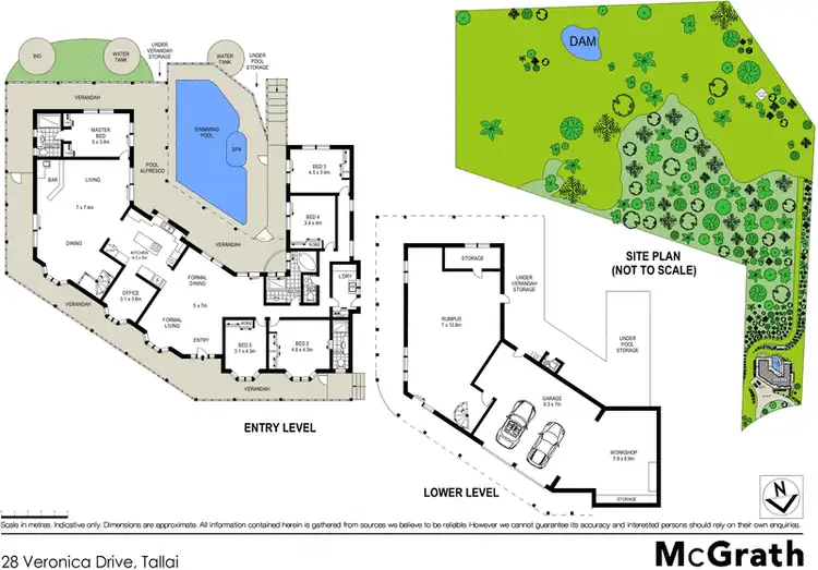 Floorplan of Homely house listing, 28 Veronica Drive, Tallai QLD 4213