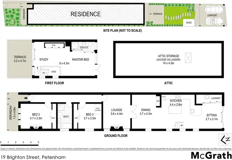 Floorplan of Homely house listing, 19 Brighton Street, Petersham NSW 2049