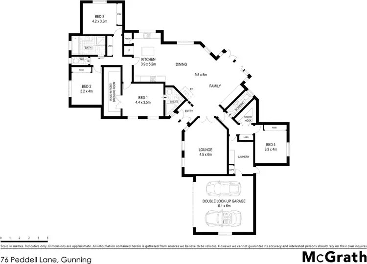 Floorplan of Homely rural property listing, 76 Peddell Lane, Gunning NSW 2581