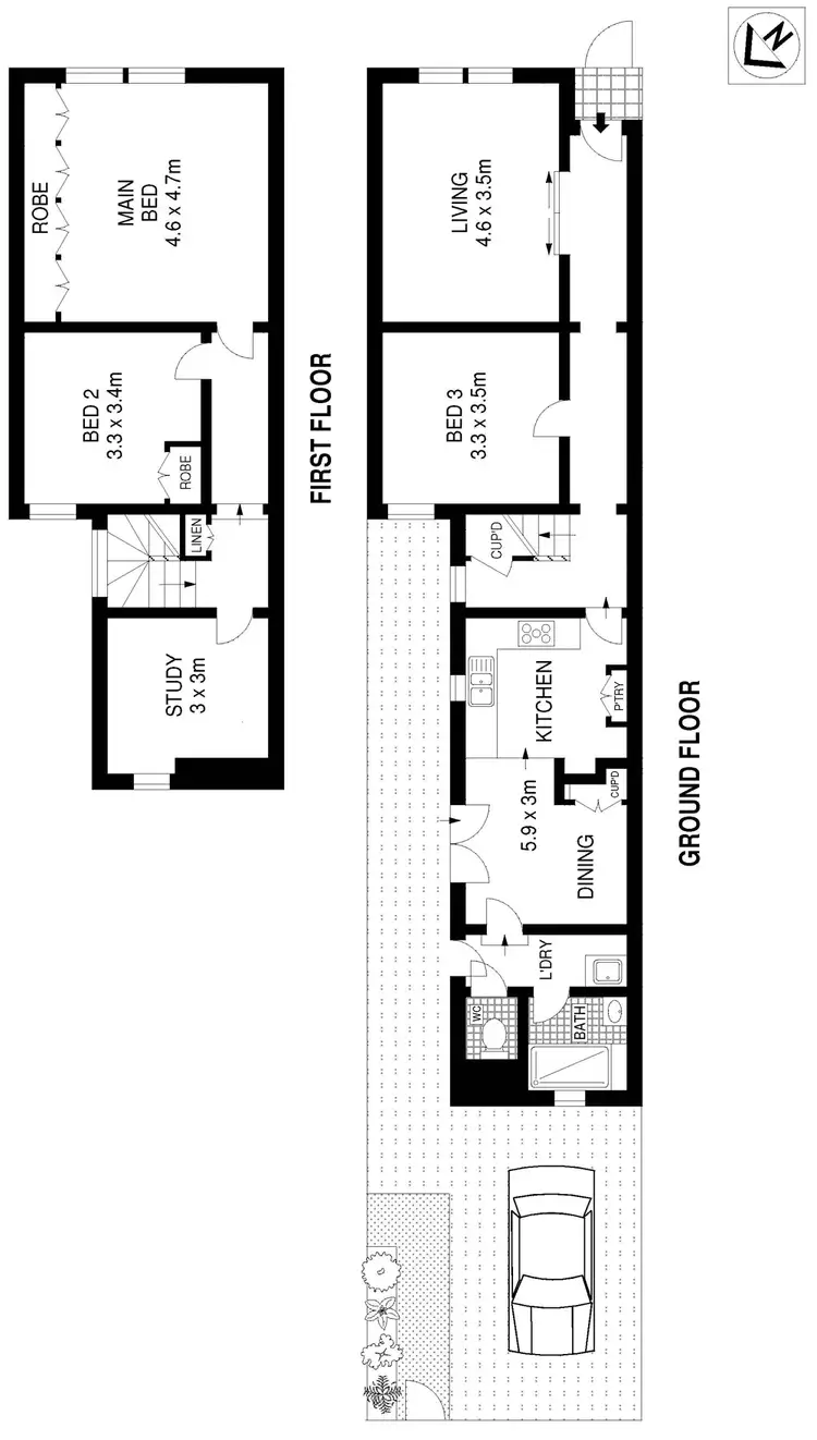 Floorplan of Homely house listing, 255 Belmont Street, Alexandria NSW 2015