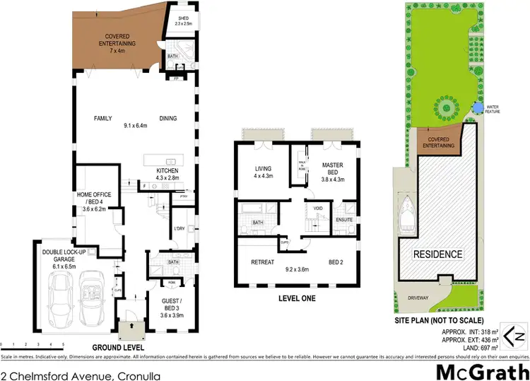 Floorplan of Homely house listing, 2 Chelmsford Avenue, Cronulla NSW 2230