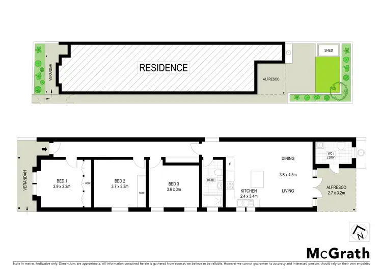 Floorplan of Homely house listing, 17 Crystal Street, Petersham NSW 2049