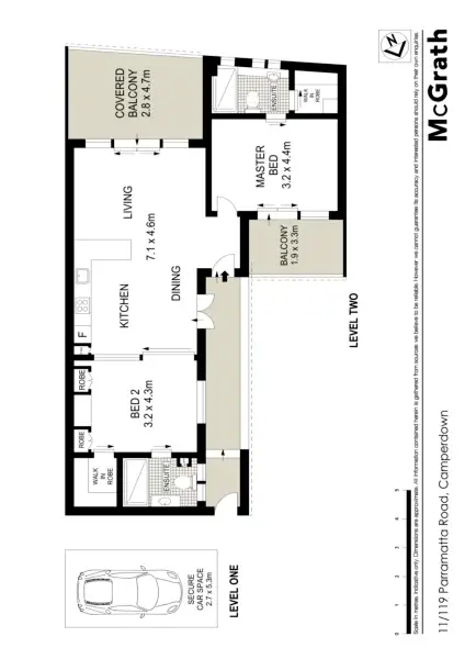 Floorplan of Homely apartment listing, 11/119 Parramatta Road, Camperdown NSW 2050