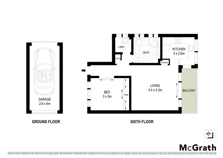 Floorplan of Homely apartment listing, 20/22 Marine Parade, Kirra QLD 4225
