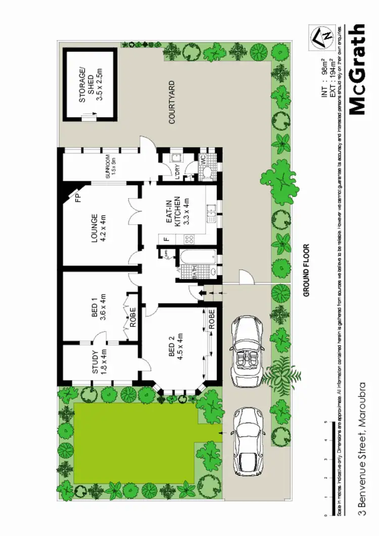 Floorplan of Homely house listing, 3 Benvenue Street, Maroubra NSW 2035