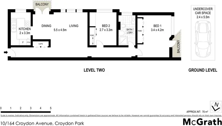 Floorplan of Homely apartment listing, 10/164 Croydon Avenue, Croydon Park NSW 2133