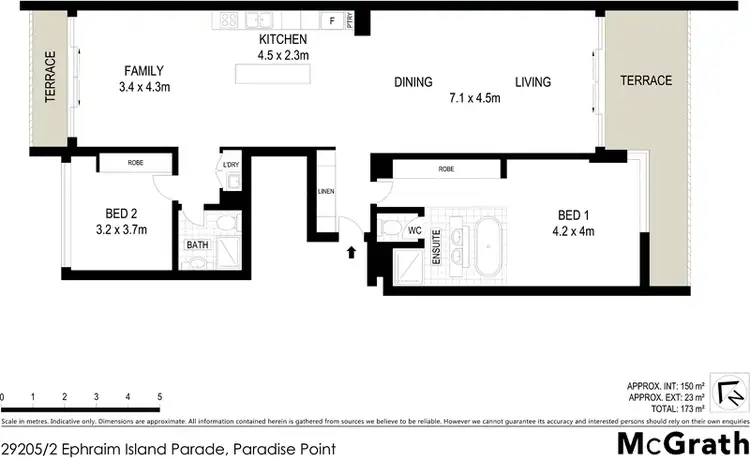 Floorplan of Homely apartment listing, 29205/2 Ephraim Island Parade, Paradise Point QLD 4216