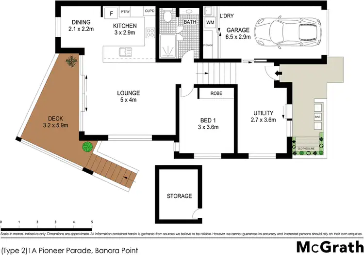 Floorplan of Homely townhouse listing, 2/1A Pioneer Parade, Banora Point NSW 2486