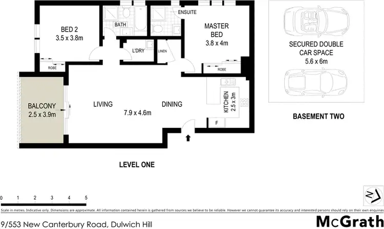 Floorplan of Homely apartment listing, 9/553 New Canterbury Road, Dulwich Hill NSW 2203