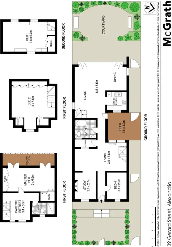 Floorplan of Homely house listing, 39 Gerard Street, Alexandria NSW 2015