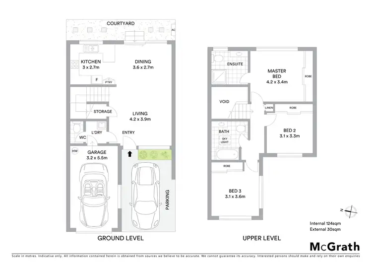 Floorplan of Homely townhouse listing, 2/40 Coolangatta Road, Kirra QLD 4225