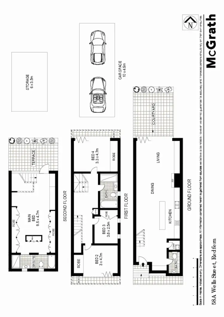Floorplan of Homely house listing, 58A Wells Street, Redfern NSW 2016