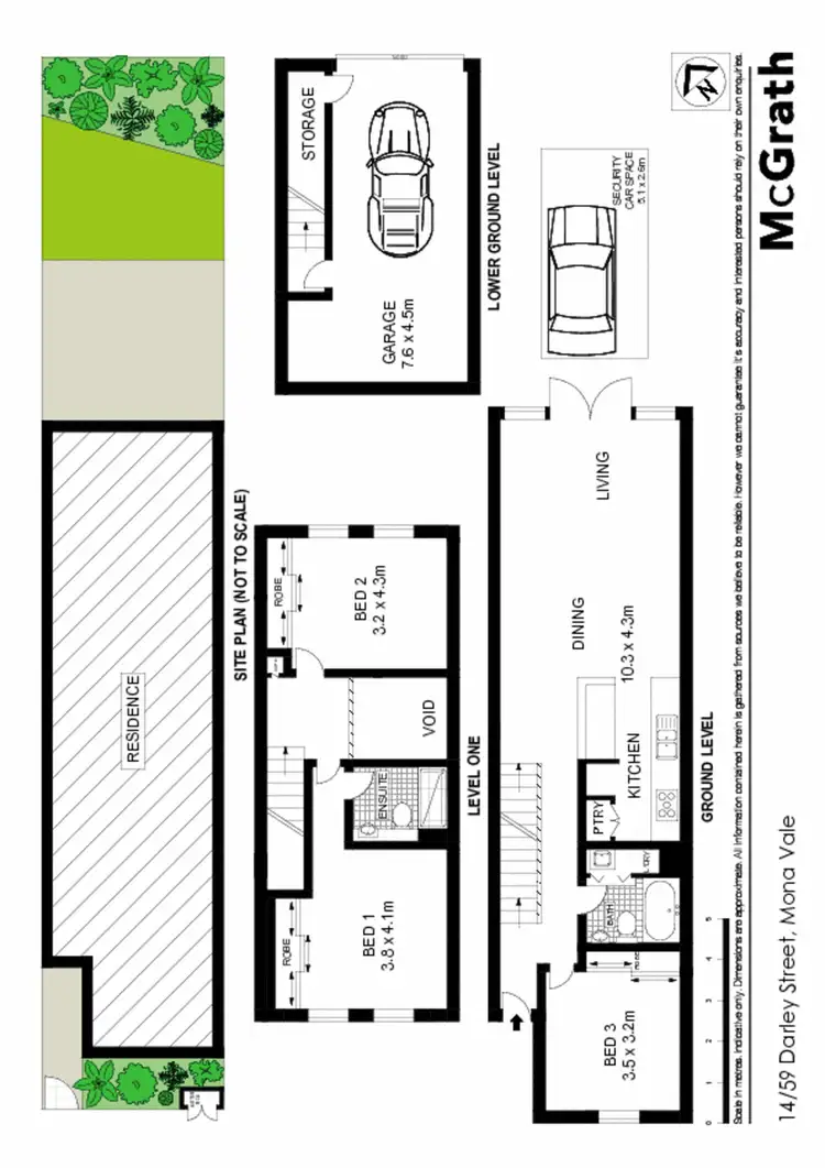 Floorplan of Homely townhouse listing, 14/59 Darley Street, Mona Vale NSW 2103