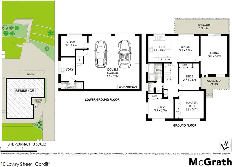 Floorplan of Homely house listing, 10 Lowry Street, Cardiff NSW 2285