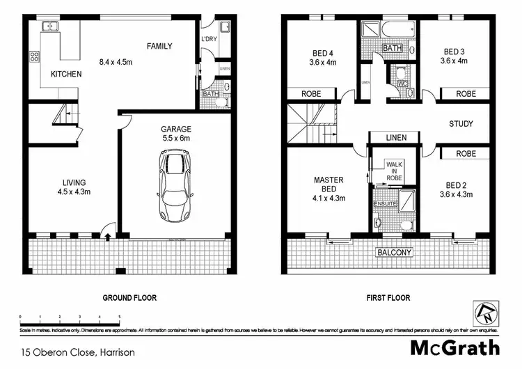 Floorplan of Homely house listing, 15 0beron Close, Harrison ACT 2914