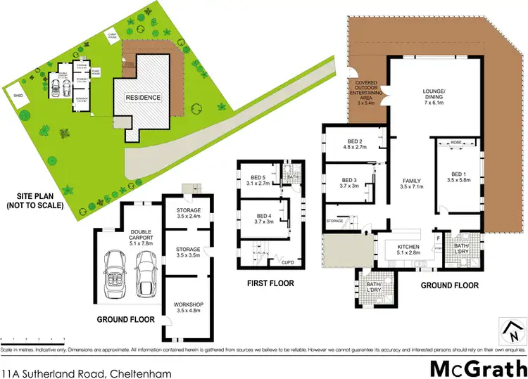 Floorplan of Homely house listing, 11A Sutherland Road, Cheltenham NSW 2119