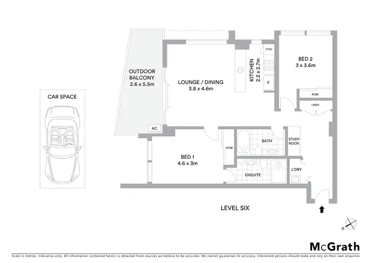 Floorplan of Homely apartment listing, 65/454 Upper Edward Street, Spring Hill QLD 4000