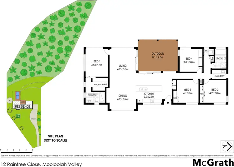 Floorplan of Homely house listing, 12 Raintree Close, Mooloolah Valley QLD 4553
