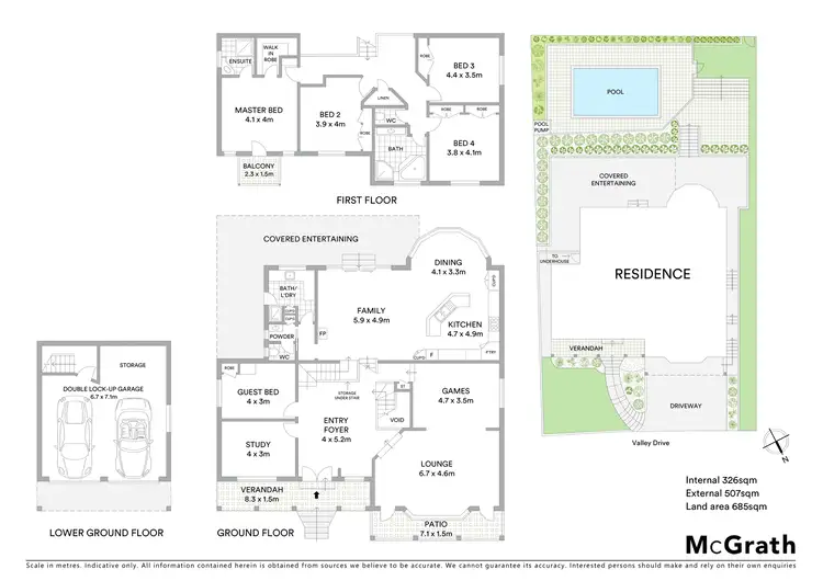 Floorplan of Homely house listing, 67 Valley Drive, Figtree NSW 2525