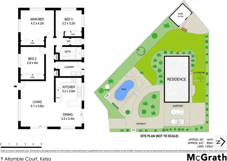 Floorplan of Homely house listing, 9 Allambie Court, Kelso QLD 4815