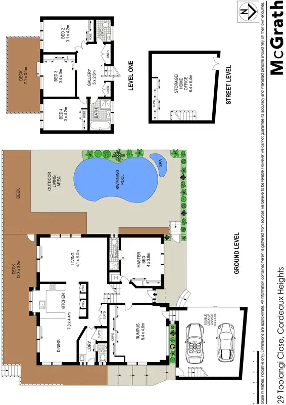 Floorplan of Homely house listing, 29 Toolangi Close, Cordeaux Heights NSW 2526