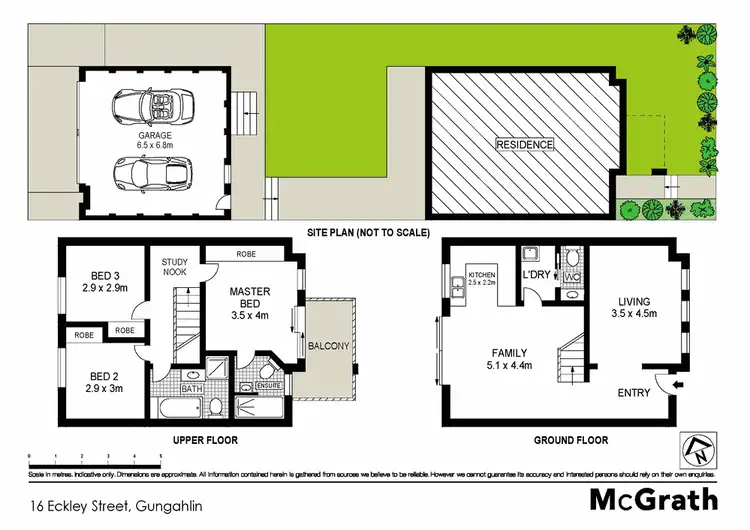 Floorplan of Homely house listing, 16 Eckley Street, Gungahlin ACT 2912