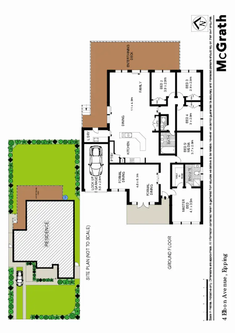 Floorplan of Homely house listing, 4 Elbon Avenue, Epping NSW 2121