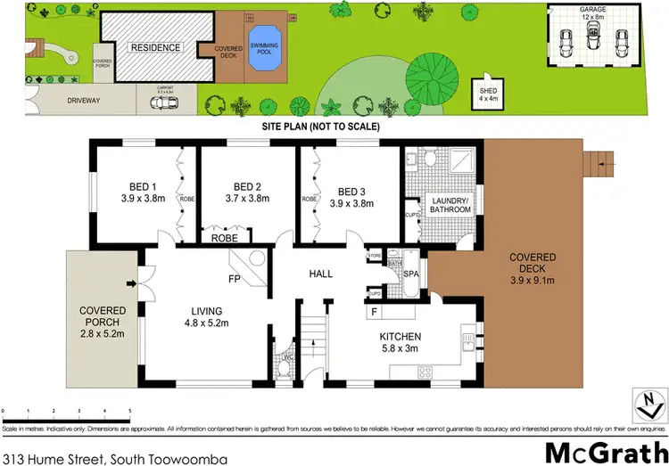 Floorplan of Homely house listing, 313 Hume Street, South Toowoomba QLD 4350
