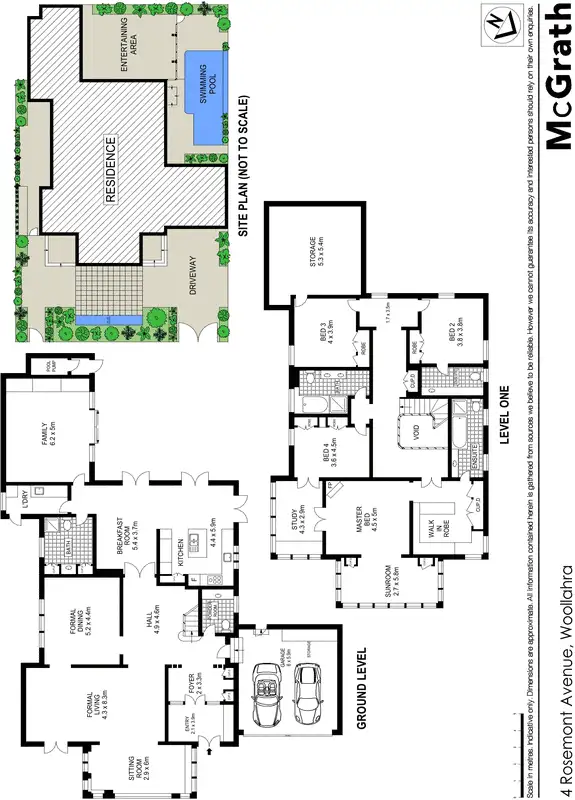 Floorplan of Homely house listing, 4 Rosemont Avenue, Woollahra NSW 2025
