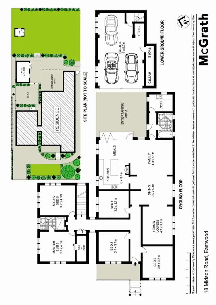 Floorplan of Homely house listing, 18 Midson Road, Eastwood NSW 2122