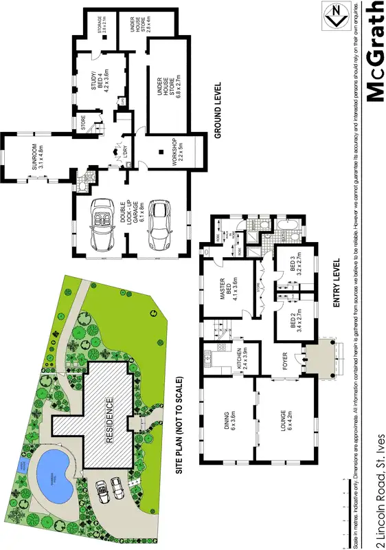 Floorplan of Homely house listing, 2 Lincoln Road, St Ives NSW 2075