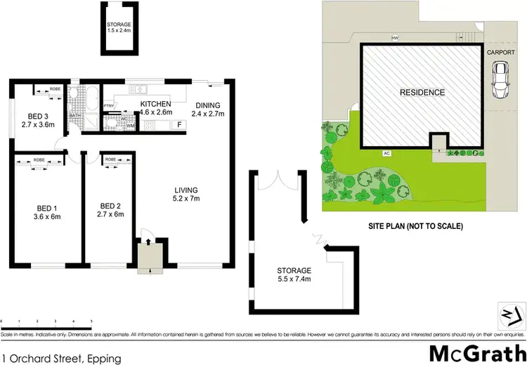 Floorplan of Homely house listing, 1 Orchard Street, Epping NSW 2121
