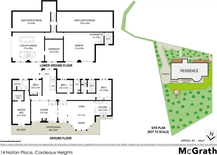 Floorplan of Homely house listing, 14 Natan Place, Cordeaux Heights NSW 2526