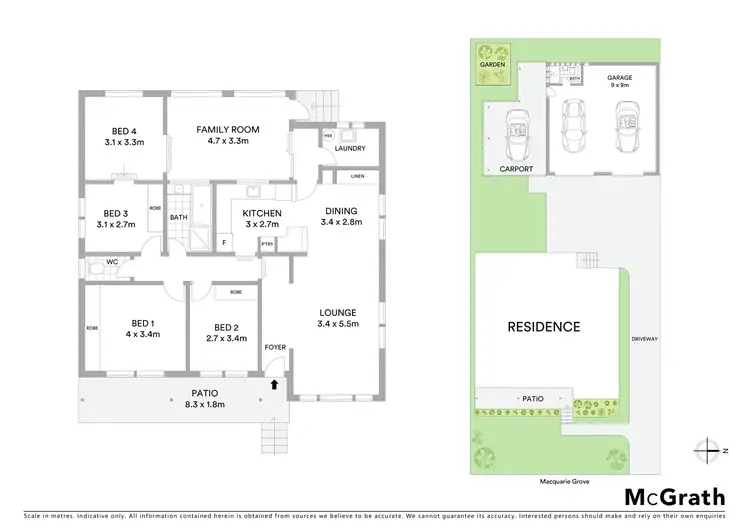 Floorplan of Homely house listing, 141 Macquarie Grove, Caves Beach NSW 2281