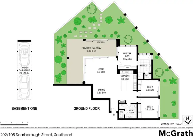 Floorplan of Homely apartment listing, 202/105 Scarborough Street, Southport QLD 4215