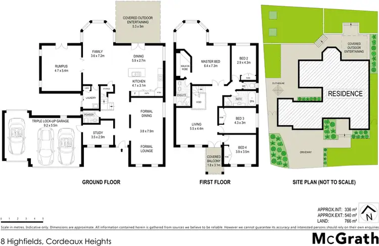Floorplan of Homely house listing, 8 Highfields, Cordeaux Heights NSW 2526