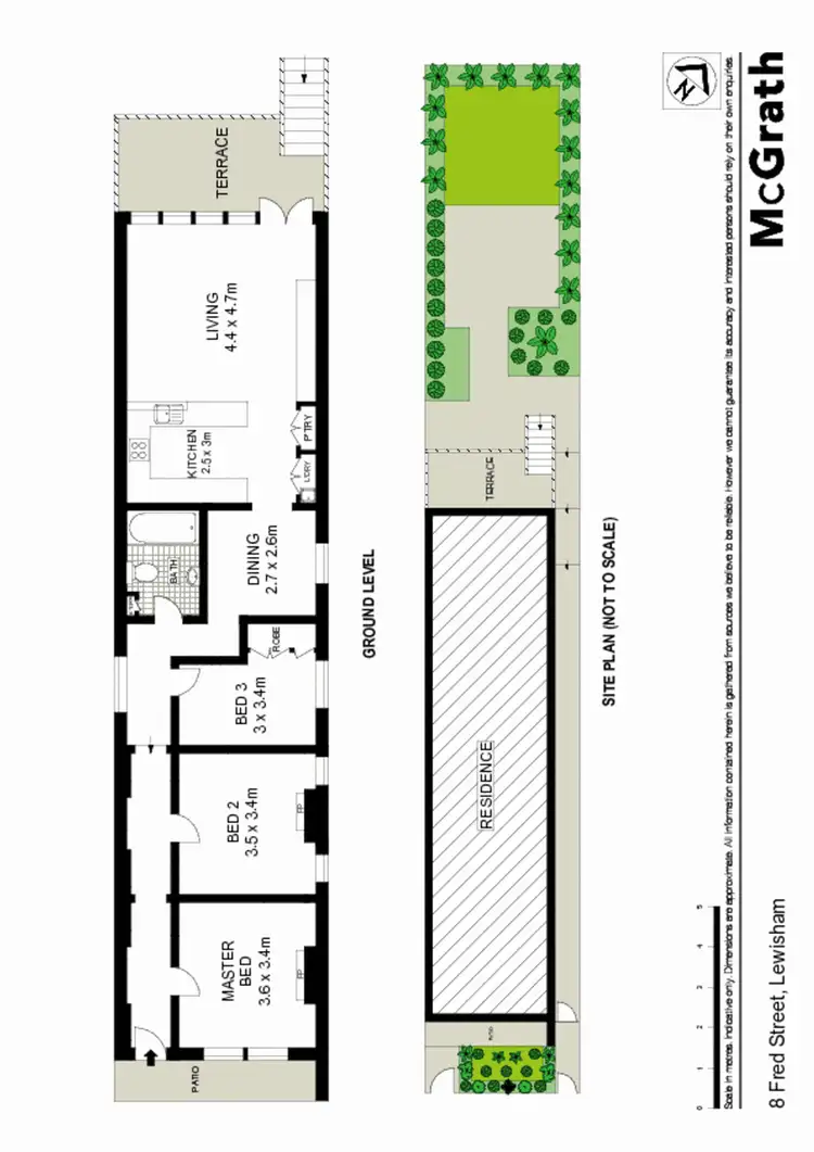 Floorplan of Homely house listing, 8 Fred Street, Lewisham NSW 2049