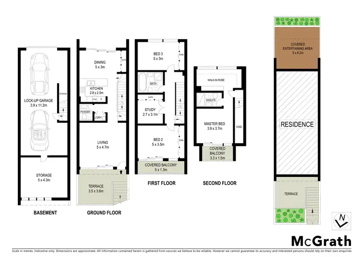 Floorplan of Homely townhouse listing, 37 Myrtle Street, Pagewood NSW 2035