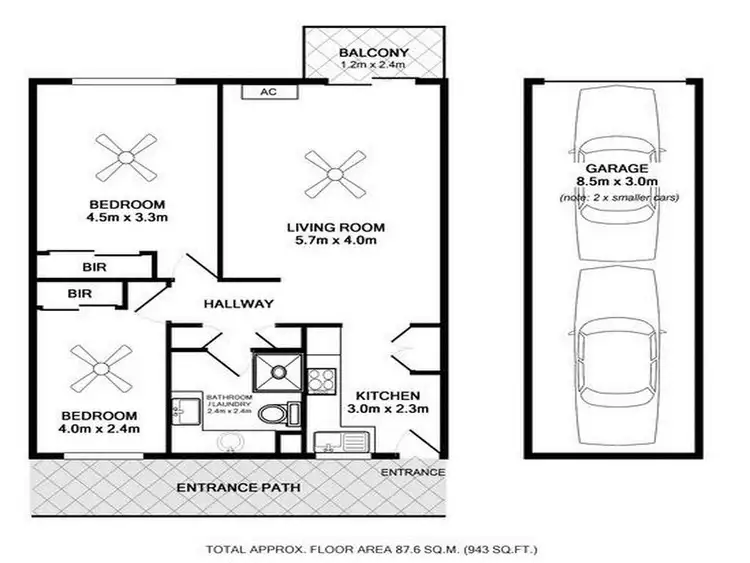 Floorplan of Homely unit listing, 2/997 Gold Coast Highway, Palm Beach QLD 4221