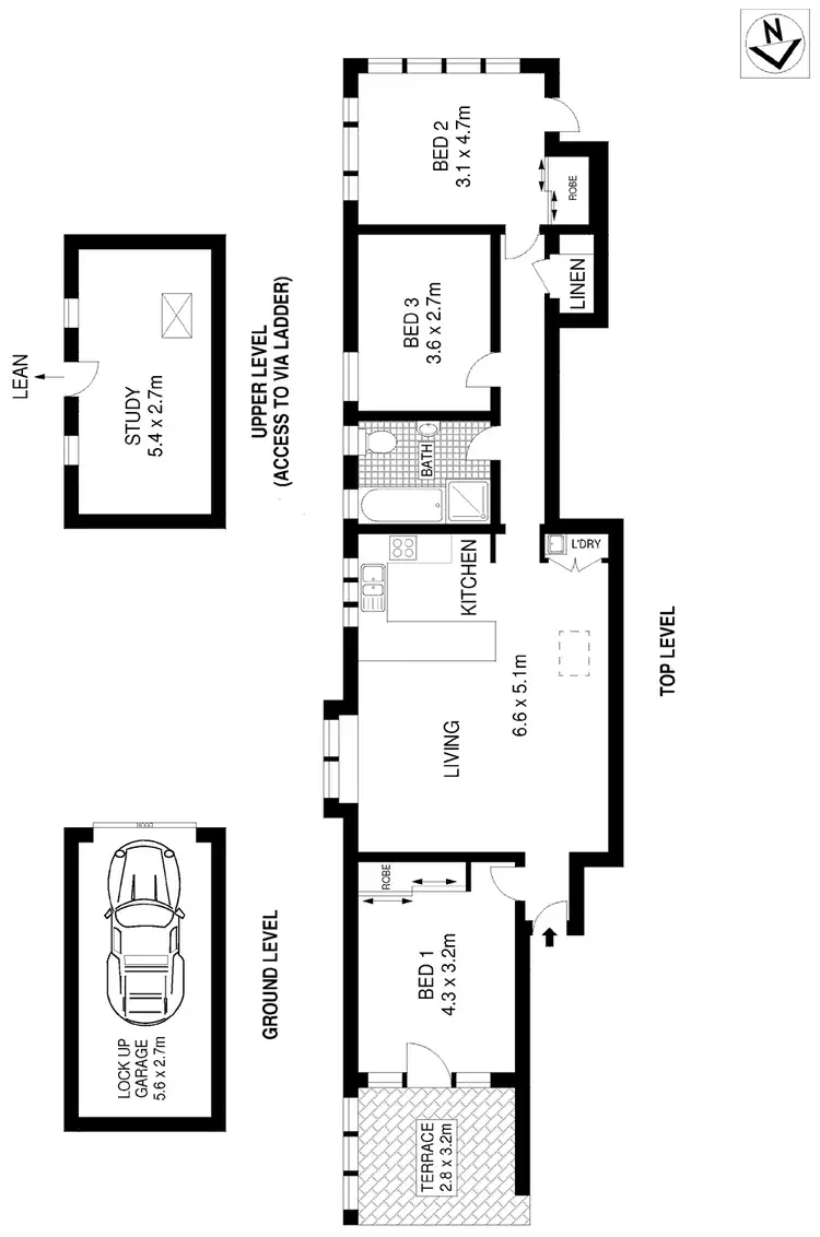 Floorplan of Homely apartment listing, 4/28 Carr Street, Coogee NSW 2034