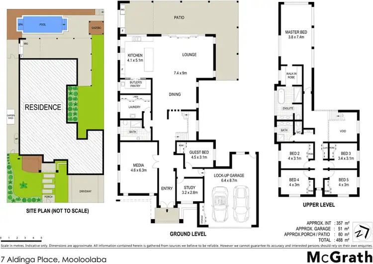 Floorplan of Homely house listing, 7 Aldinga Place, Mooloolaba QLD 4557