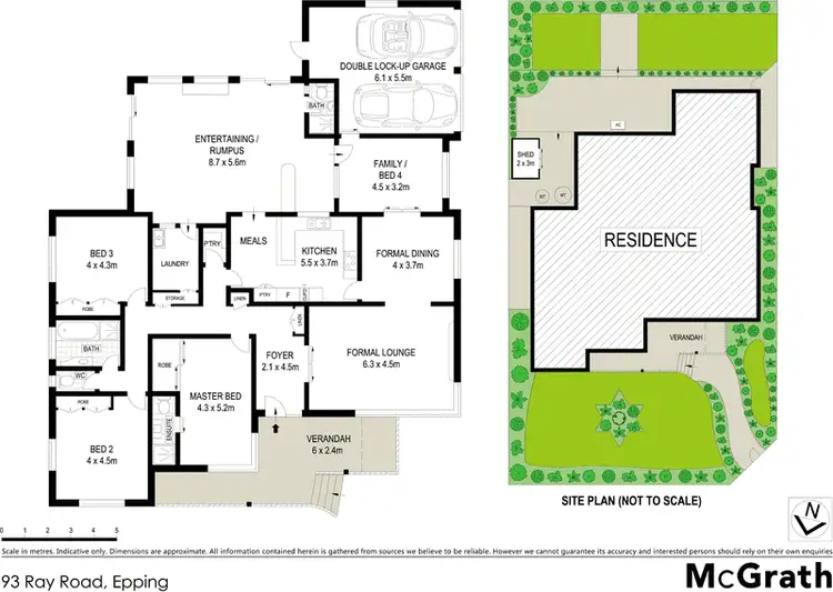 Floorplan of Homely house listing, 93 Ray Road, Epping NSW 2121